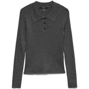 Vero Moda - Siljerib - Poloshirt - Lange Mouw