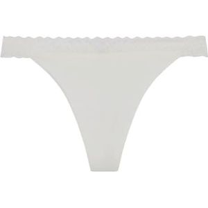 Women'secret Frozen Collection Brief-Tanga, wit, XL voor dames