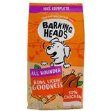 Barking Heads Compleet Droog Hondenvoer 12kg - Volwassen All Hounder Bowl Lickin' Goodness Chicken - Natuurlijke Dagelijkse Immuniteit & Vitaliteit - Dierenarts Goedgekeurd