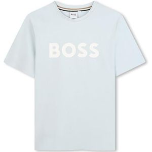 BOSS J52711 T-shirt voor jongens, Blauw, 10 Jaren