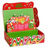 Happy Socks Kerst Gift Box Sokken (Pack van 4), Meerkleurig, 37-45 EU