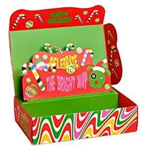Happy Socks Kerst Gift Box Sokken (Pack van 4), Meerkleurig, 37-45 EU
