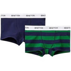 United Colors of Benetton 2 boxershorts 3TTU0X00T ondergoedset, meerkleurig 65 K, M kinderen, Multicolore 65k