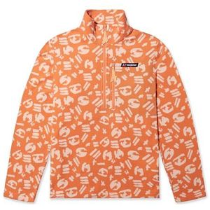 Berghaus Unisex volwassen prisma gedrukt Trango HZ Fleece, perzik Bloom Hold Print, 2XL