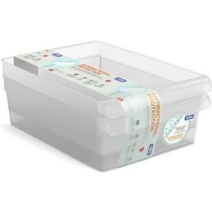 Rotho Loft Koelkastorganizer, 3-delige set, voedselveilig kunststof (PP), BPA-vrij, transparant, (31,0 x 22,0 x 12,0 cm)