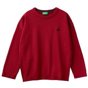 United Colors of Benetton Trui voor kinderen en jongeren, Rood, 18 Maanden