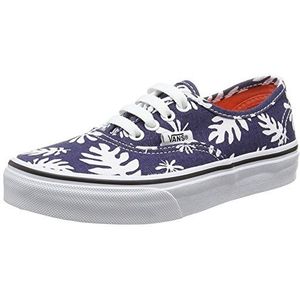 Vans Authentic Low-Top voor kinderen, uniseks, Blauw Washed Kelp Navy White, 34.5 EU