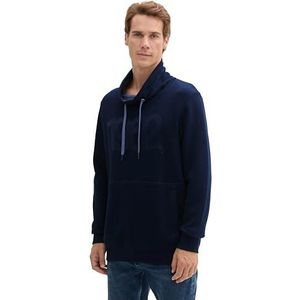 TOM TAILOR Sweatshirt voor heren, 10668 - Sky Captain Blue, XXL
