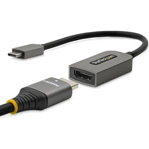StarTech.com USB C naar HDMI Adapter - 4K 60Hz Video, HDR10 - USB-C naar HDMI 2.0b Adapter Dongle - USB Type-C DP Alt Mode naar HDMI Monitor/Scherm/TV Converter (USBC-HDMI-CDP2HD4K60)