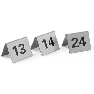 HENDI Tafelstandaard nummers - Nummers 13-24 - 50x35x(H)40 mm