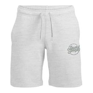 JACK&JONES JUNIOR JPSTMINDS Sweat Shorts IMP JNR, wit melange, 152 cm