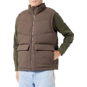 JACK & JONES Jorvesterbro Bodywarmer Sn Vest voor heren, chocolate brown, S