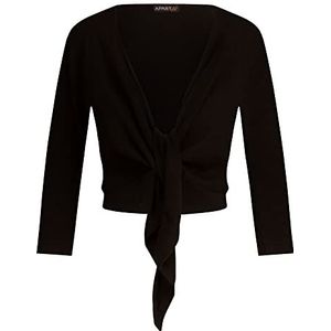 ApartFashion Dames gebreide jassen korte trui, zwart, normaal