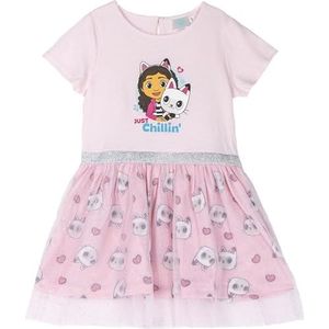 CERDÁ LIFE'S LITTLE MOMENTS Kinderjurk van Gabby's Dollhouse voor meisjes, beige/roze, 4 Jaren