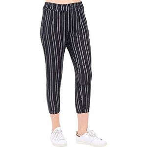 Bonamaison Dames Trlsc101001 Casual Broek, Zwart, 10 UK