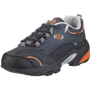 Brütting Jaywalk 191074, Unisex - Volwassenen Sportschoenen - Walking, blauw, marineblauw, oranje, grijs, 41 EU