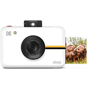 KODAK Stap digitale Instant Camera met 10MP beeldsensor (wit) ZINK Zero Ink Technology, Selfie Mode, Auto Timer, Ingebouwde Flash & 6 Picture Modes