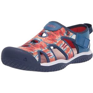 KEEN Unisex Kid's Stingray sandaal, Oranje Schil Blauw, 35 EU