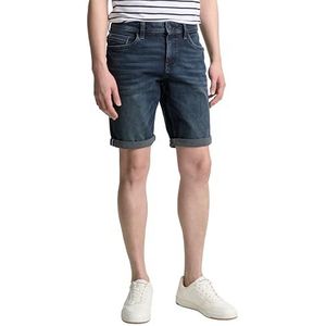 TOM TAILOR Bermuda jeans shorts voor heren, 10170 - Blue Black Denim, 38
