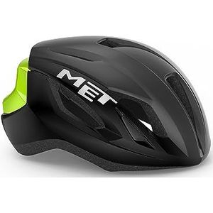 MET Helm Strale, sport, zwart/geel (meerkleurig), L