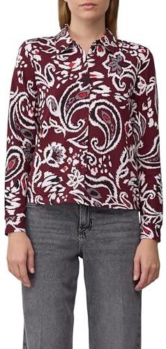 T-shirt - Jersey - Lange Mouwen - Ontspannen Pasvorm - All-over Dessin