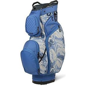 Sun Mountain Dames Diva Blue Tropic Print Cart Trolley Golftas Zilver