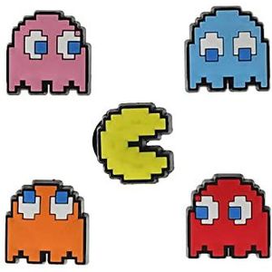 Crocs Pac Man Jibbitz Accessoires voor heren, meerkleurig, Meerkleurig, Eén maat