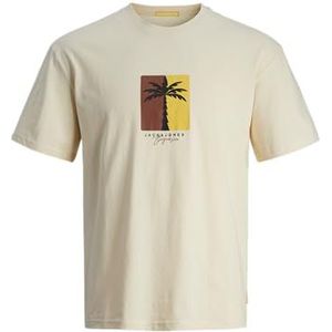 Jack & Jones JORMARBELLA Branding Tee SS Crew Neck, Botercrème., XS