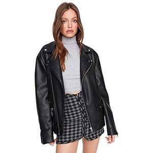 Trendyol Dames Mini Bodycon A-lijn geweven rok, Antraciet, 64