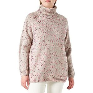 myMo Gebreide trui voor dames, 12419550, grijs/roze, XL/XXL