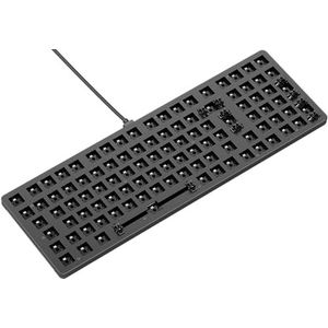 Glorious Gaming GMMK 2 Full Size (96%) Barebones (alleen frame) - Mechanisch gamingtoetsenbordframe, Full Size (96%), aluminium, aanpasbaar, RGB per toets, internationale/ISO-indeling - zwart