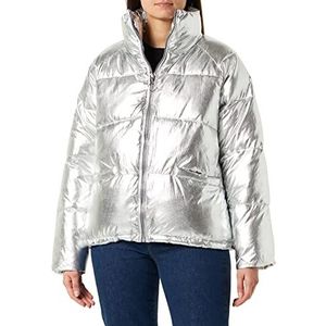 Mexx Dames Nylon Gewatteerde Jacket, Groen, L