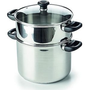 Beka Polo RVS Couscous Pan met Glazen Deksel 24 cm