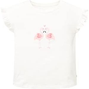 TOM TAILOR Meisjes 1036109 T-shirt voor kinderen, 10315-Whisper White, 92/98, 10315 - Whisper White, 92 cm