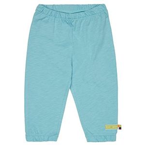 loud + proud Unisex Slub Jersey voor kinderen met print, GOTS-gecertificeerd, cyaan, 74/80, cyaan, 74/80 cm