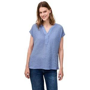 Cecil structurele blouse, Deep Pastel Blauw, XS