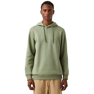 Koton Basic Hoodie voor heren, groen (751), XXL