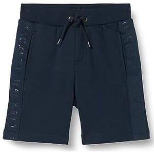 Hackett London Logo Tape Shorts voor jongens, Blauw (Navy), 5 Jaren