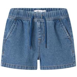 Denim - Jogging Short - Korte Broek - Verstelbare Taille - Subtiele Slijtageplekken