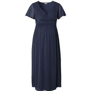 Noppies Amelie Maxi Dress Ss Jurk voor dames, blauw (night), XL