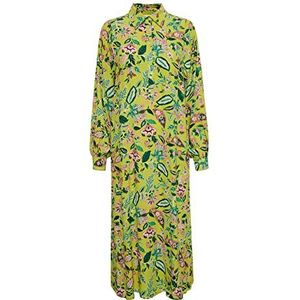 Part Two Shira Dress, Green Oasis Craft Flower, 36, Green Oasis Craft Flower, 34