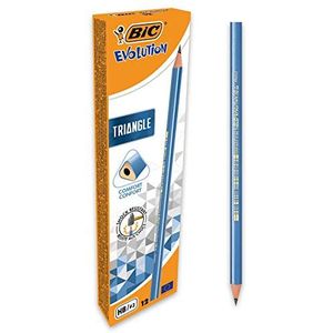 BIC Evolution Triangle HB Driehoekige Grafiet Potloden - Doos van 12 Stuks