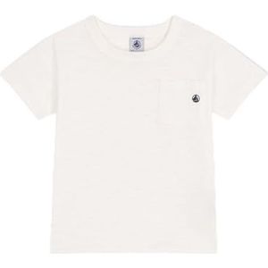 Petit Bateau Jongens T-shirt, wit, 5 Jaar