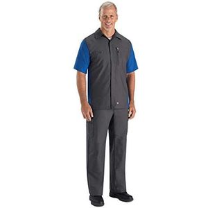 Red Kap Short Sleeve Ripstop Crew Shirt. SY20