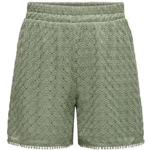 ONLY Dames Onlpatricia JRS Shorts, groen, S