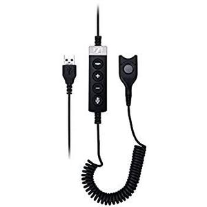 EPOS USB-ED CC 01 MS - Microsoft Teams Gecertificeerde Adapterkabel, USB naar Easy Disconnect, Compatibel met IMPACT 600 en 200 Serie