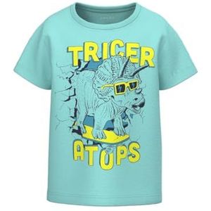 Bestseller A/S Jongens NMMVANYO SS TOP J1 T-shirt, Tibetaanse Stone, 98, Tibetaanse steen, 98 cm