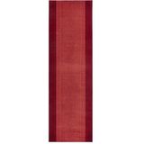 Hanse Home Tapijtloper band 120 x 170 cm - tapijtloper zacht laagpolig tapijt, modern design loper voor hal, slaapkamer, kinderkamer, badkamer, woonkamer, keuken, decoratiecoloper - rood