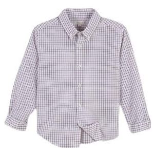 Gocco hemd, geruit, donkere aardbeien, normaal voor kinderen, Donkere aardbeien, 9-10 jaar