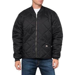 Dickies Diamond Quilted Jacket, BLACK, M